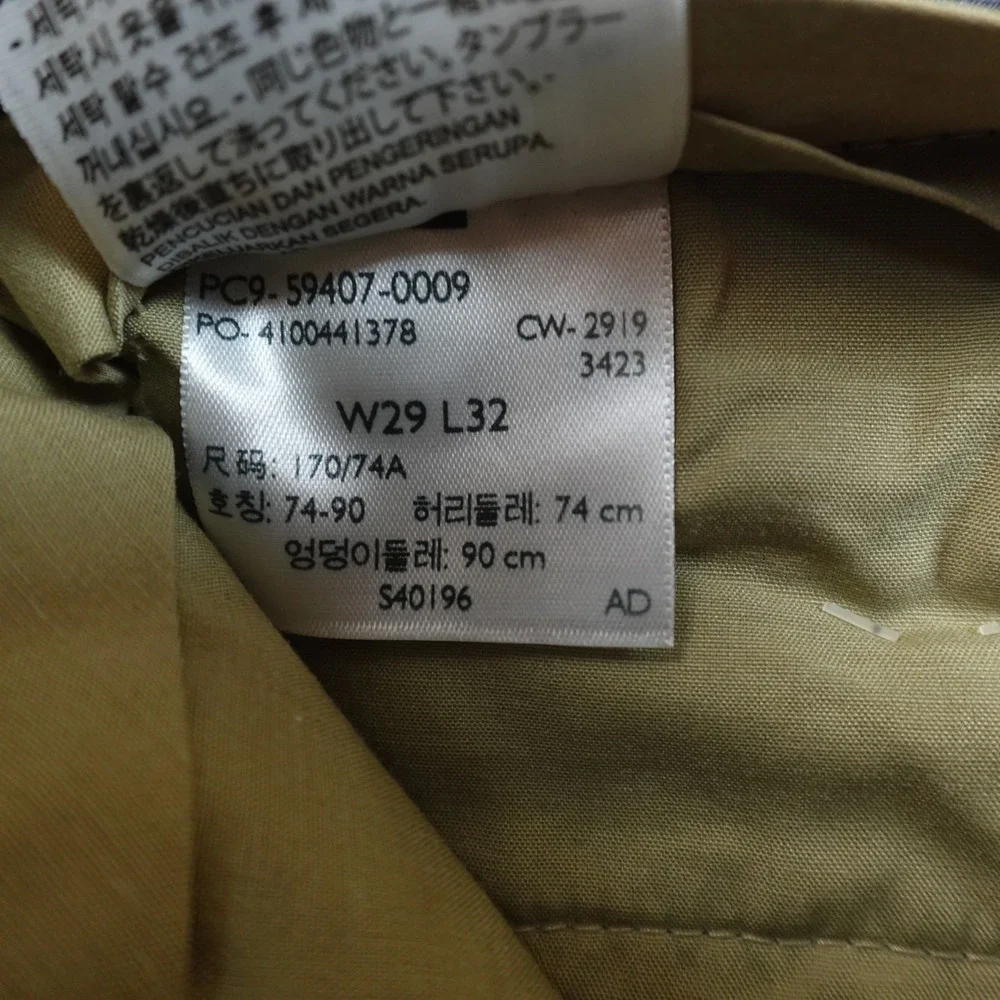 NEW Dockers Pants Mens 29X32 Navy Blue Khaki Slim Fit Chino Trouser Stretch Work